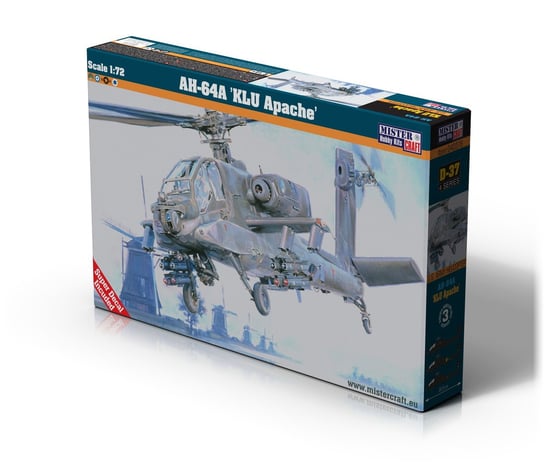 Mistercraft, model do sklejania AH-64A Strike Apache 1:72 Mistercraft