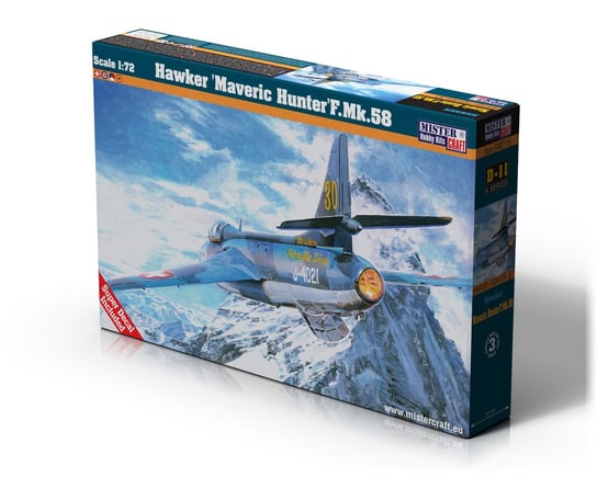 Mistercraft, model do sklejania Hawker Maveric Hunter F.Mk.58 1:72 Mistercraft