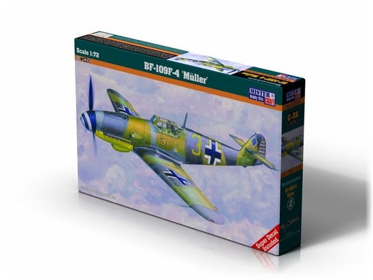 Mistercraft, model do sklejania Messerschmitt Bf-109F-4 Muller, 1:72 Mistercraft