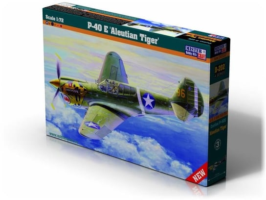 Mistercraft, model do sklejania P-40E Aleutian Tiger Mistercraft