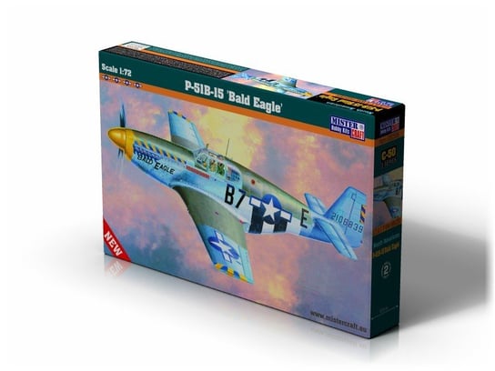 Mistercraft, model do sklejania: P-51B-15 Bald Eagle 1:72 Mistercraft