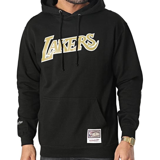 Mitchell & Ness Bluza Gold Team Logo Hoody Los Angeles Lakers Hdssintl1054-Lalblck S Mitchell & Ness
