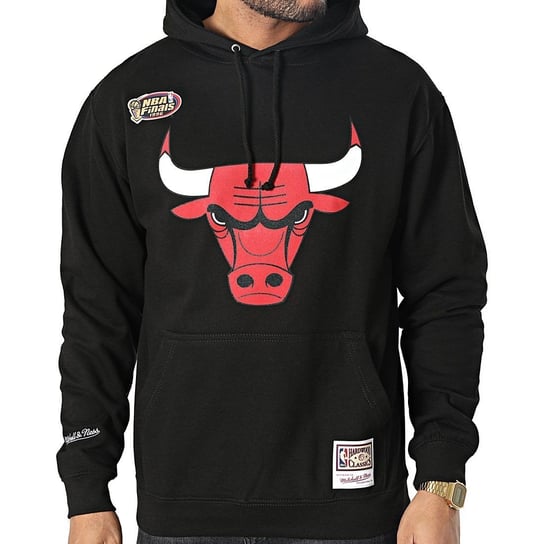 Mitchell & Ness Bluza Męska Chicago Bulls Team Logo Hoody Hdssintl1050-Cbublck M Mitchell & Ness