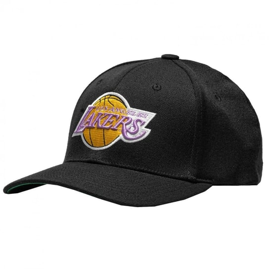 Mitchell & Ness Czapka Z Daszkiem Nba Los Angeles Lakers Team Logo High Crown 6 Panel Classic Red Snapback Hhssintl102-Lalyypppblck Osfm Mitchell & Ness