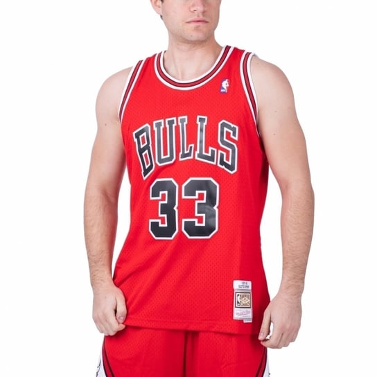 Mitchell & Ness Koszulka Męska Chicago Bulls Nba Swingman Jersey Scottie Pippen #33 Smjygs18153-Cbuscar97Spi L Mitchell & Ness