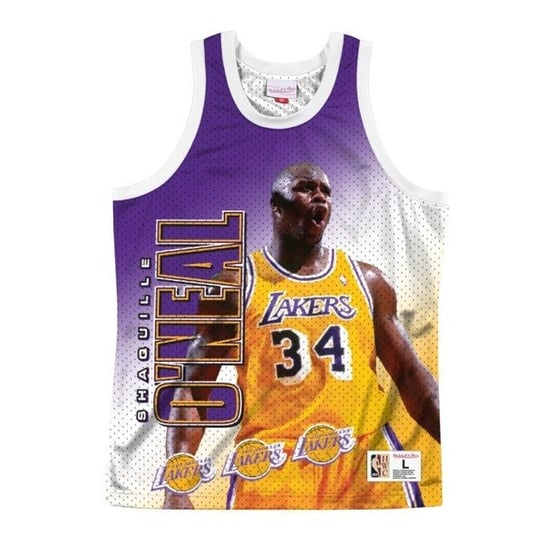 Mitchell & Ness, Koszulka męska, NBA Behind The Back Tank Los Angeles Lakers, rozmiar Shaquille Oneal, rozmiar S Mitchell & Ness