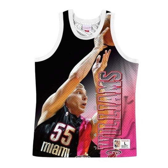 Mitchell & Ness, Koszulka męska, NBA Behind The Back Tank Miami Heat Jason Williams, rozmiar S Mitchell & Ness