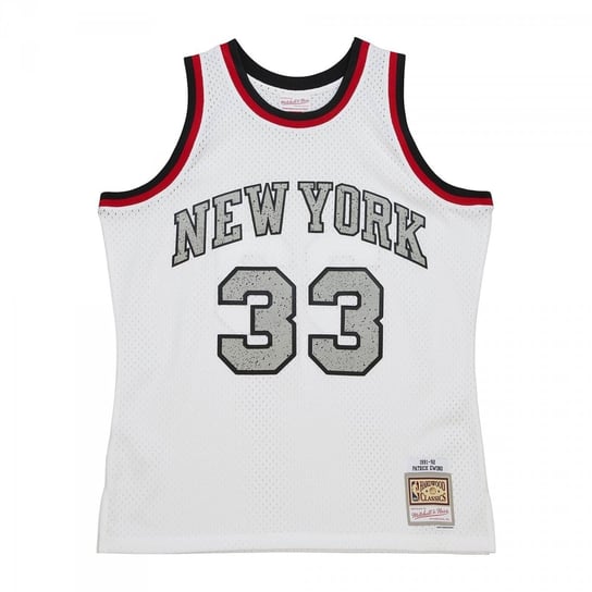 Mitchell & Ness koszulka męska NBA Cracked Cement Swingman Jersey Knicks 1991 Patrick Ewing TFSM5934-NYK91PEWWHIT L Mitchell & Ness