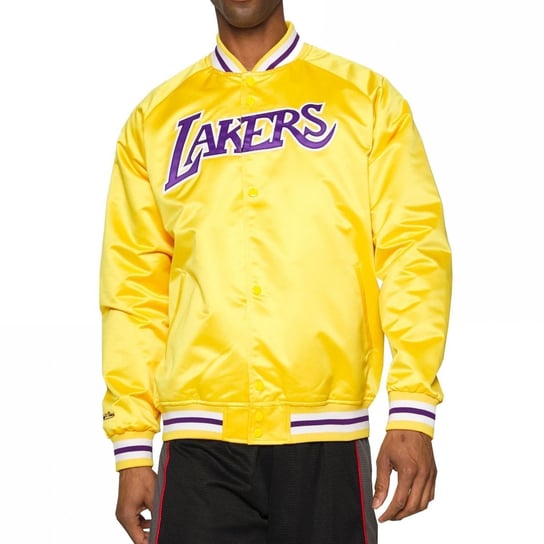 Mitchell & Ness Los Angeles Lakers Kurtka Nba Lightweight Jacket Stjkmg18013-Lalgold M Mitchell & Ness