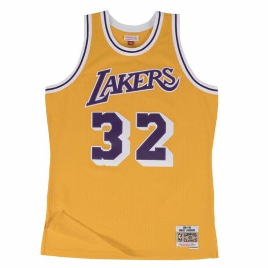 Mitchell & Ness, T-shirt męski, NBA Los Angeles Lakers Magic Johnson Swingman, rozmiar M Mitchell & Ness