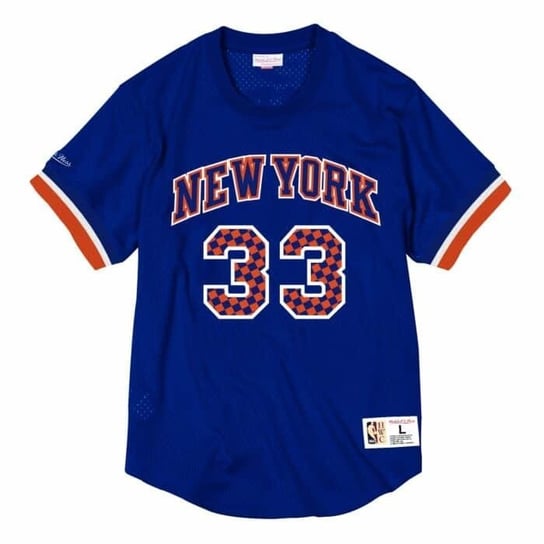 Mitchell & Ness, T-shirt męski, NBA New York Knicks Patrick Ewing Name & Number Mesh, rozmiar M Mitchell & Ness