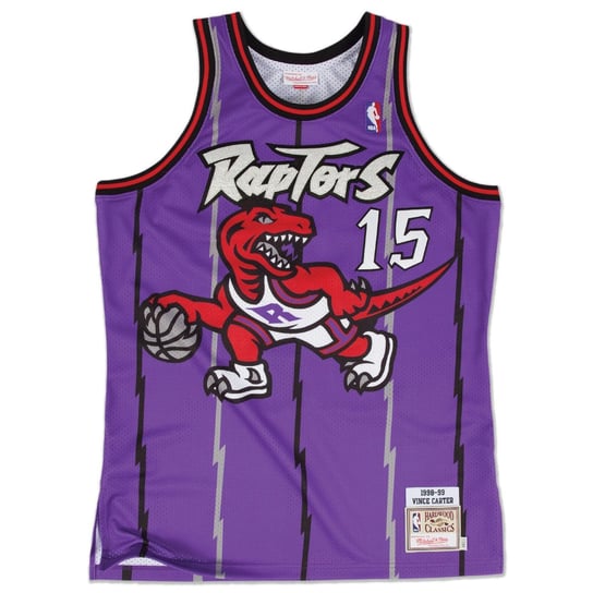 Mitchell & Ness, T-shirt męski, NBA Vince Carter Toronto Raptors Authentic, rozmiar S Mitchell & Ness