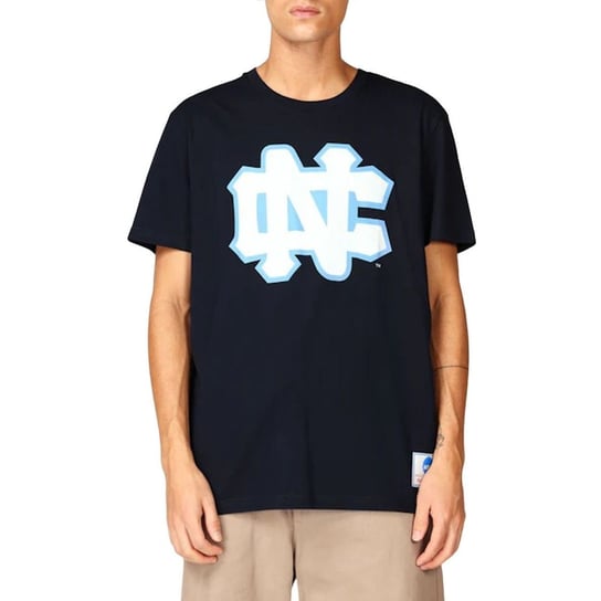 Mitchell & Ness T-Shirt Ncaa University Of North Carolina Large Logo Tee L Granatowy Mitchell & Ness