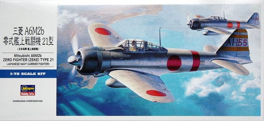 Mitsubishi A6M2b (Zeke) Type 21 1:72 Hasegawa D21 HASEGAWA