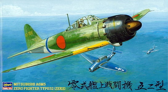 Mitsubishi Zero Typ 52 (Zeke) 1:48 Hasegawa JT23 HASEGAWA