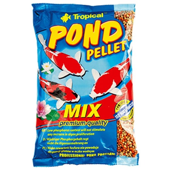 Mix dla ryb karpiowatych TROPICAL Pond Pellet, 130 g Tropical