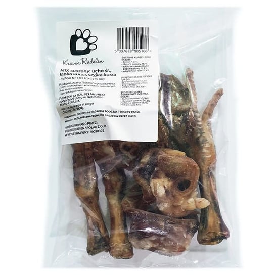 Mix suszonego mięsa dla psa KRAINA RADOLIN, 120 g Kraina Radolin
