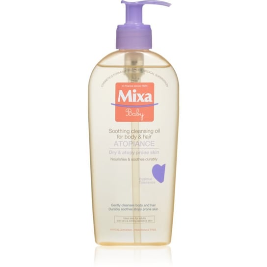 MIXA Atopiance kojący i oczyszczający olejek do włosów i skóry głowy ze skłonnością do atopii 250 ml Mixa