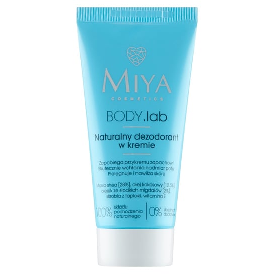 Miya, Body.lab, Naturalny dezodorant w kremie, 30 ml Miya Cosmetics