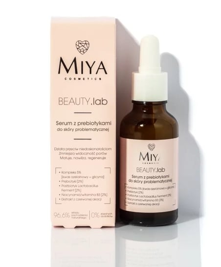 Miya Cosmetics, Beauty Lab, Serum z prebiotykami do skóry problematycznej, 30 ml Miya Cosmetics