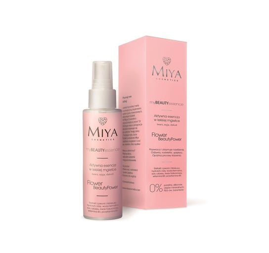 Miya Cosmetics, My Beauty Essence Flower Beauty Power, Aktywna esencja w lekkiej mgiełce, 100 ml Miya Cosmetics
