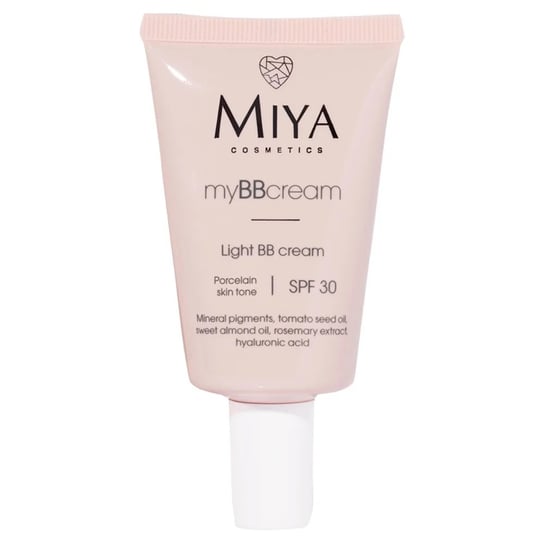 Miya Cosmetics, MyBBcream, Lekki krem BB SPF30 cera porcelanowa, 40 ml Miya Cosmetics