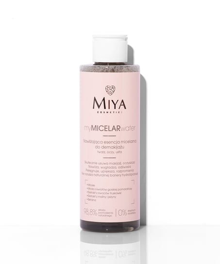 Miya Cosmetics, myMICELARwater, Nawilżająca esencja micelarna do demakijażu, 200 ml Miya Cosmetics