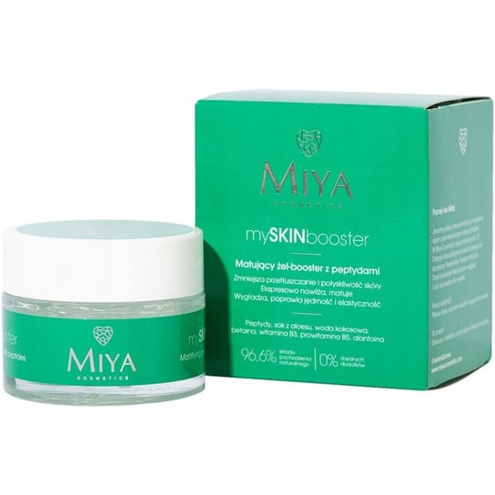 Miya Cosmetics, Myskinbooster, Matujący żel-booster z peptydami, 50 ml Miya Cosmetics