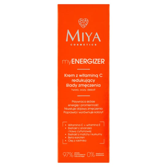 Miya, Myenergizer, Krem Z Wit. C Redukujący Ślady Zmęczenia, 40 Ml Miya Cosmetics