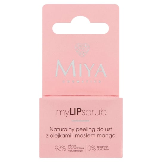 Miya, MyLipScrub, Naturalny peeling do ust z olejkami i masłem mango 10 g Miya Cosmetics
