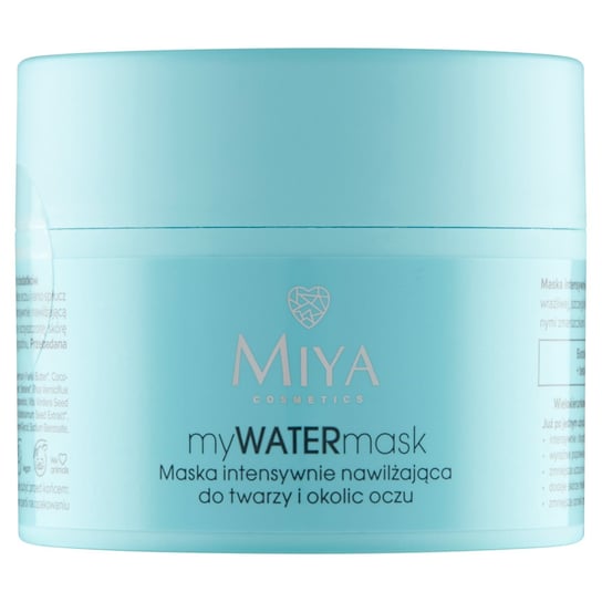 Miya, MyWaterMask, Maska intensywnie nawilżająca do twarzy i okolic oczu, 50 ml Miya Cosmetics
