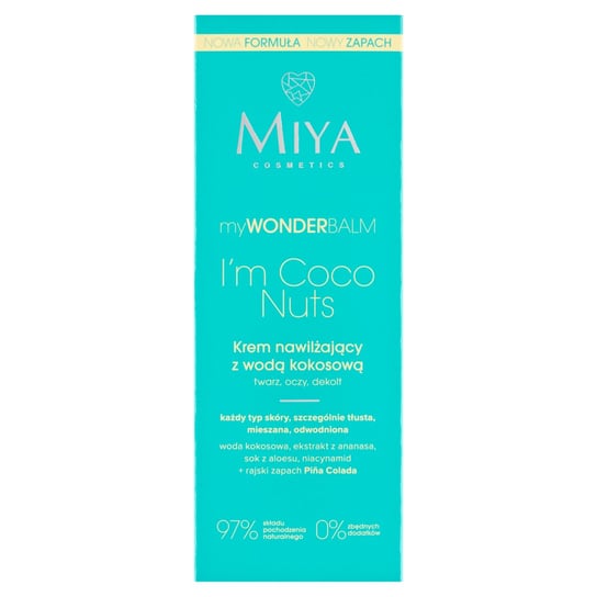 Miya, Mywonderbalm I'm Coco Nuts, Krem Nawilżający Z Wodą Kokosową, 75 Ml Miya Cosmetics