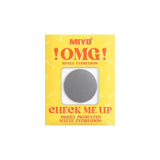 Miyo, !OMG! Check Me Up Highly Pigmented Matte Eyeshadow, Matowy cień do powiek, 16 Iron,1,3 g Miyo