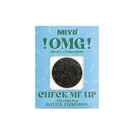 Miyo, !OMG! Check Me Up Twinkling Glitter Eyeshadow, Brokatowy cień do powiek, 18 Cosmo Dust,1,3 g Miyo