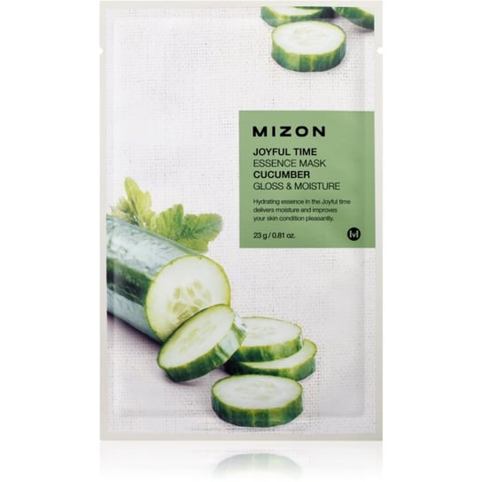 Mizon Joyful Time Cucumber maseczka w płachcie o działaniu rozjaśniającym i nawilżającym 23 g Mizon