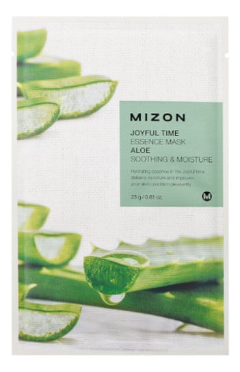 Mizon, Joyful Time Essence, Maska na płacie bawełny Aloe, 23 g Mizon