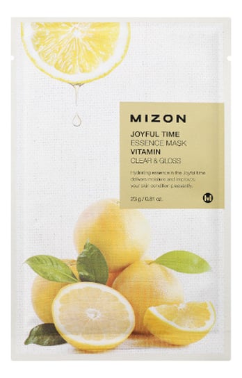 Mizon, Joyful Time Essence, Maska na płacie bawełny Vitamin, 23 g Mizon