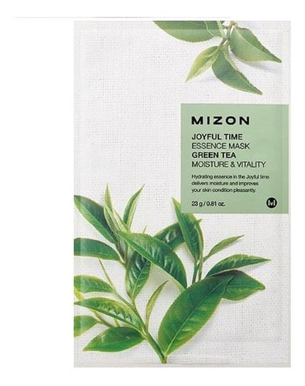 Mizon, Joyful Time Essence, maska nawilżająca w płachcie Green Tea, 23 g Mizon