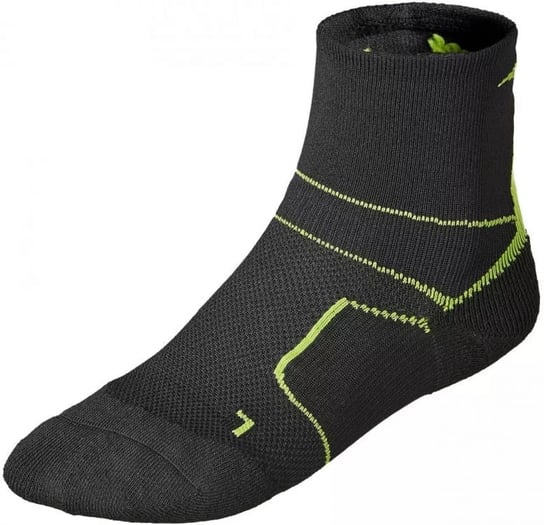 Mizuno, Skarpetki do biegania, Endura Trail Socks | czarne/zielone - Rozmiary 35-37 Mizuno
