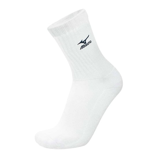 Mizuno, Skarpety siatkarskie, Volley Socks Medium 67XUU715 71, biały, rozmiar 38/40 Mizuno