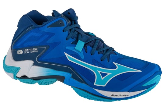 Mizuno Wave Lightning Z8 Mid V1GA240501, Męskie, buty do siatkówki, Niebieski Mizuno