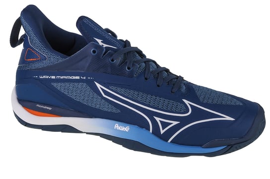 Mizuno Wave Mirage 4 X1GA215021, Męskie, buty do piłki ręcznej, Granatowy Mizuno