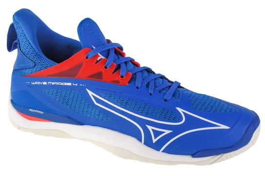 Mizuno Wave Mirage 4 X1GA215024, Męskie, buty do piłki ręcznej, Niebieski Mizuno