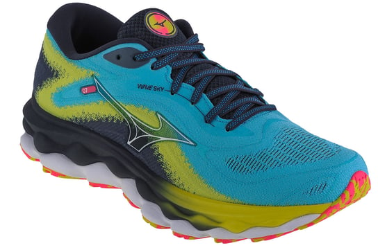 Mizuno Wave Sky 7 J1GC230203, Męskie, buty do biegania, Niebieski Mizuno