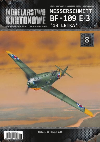 MK-008 - Bf-109 E-3 '13 LETKA' - 1/33 Inna marka