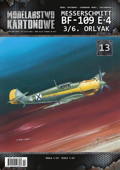 MK-013 - Bf-109 E-4  3/6.Orlyak  - 1/33 Inna marka