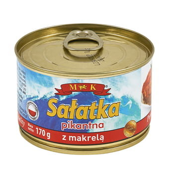 MK Sałatka z makrelą pikantna 170g Inny producent