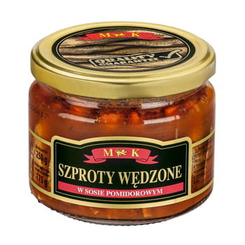 MK Szproty wędzone w sosie pomidorowym 250 g Inny producent