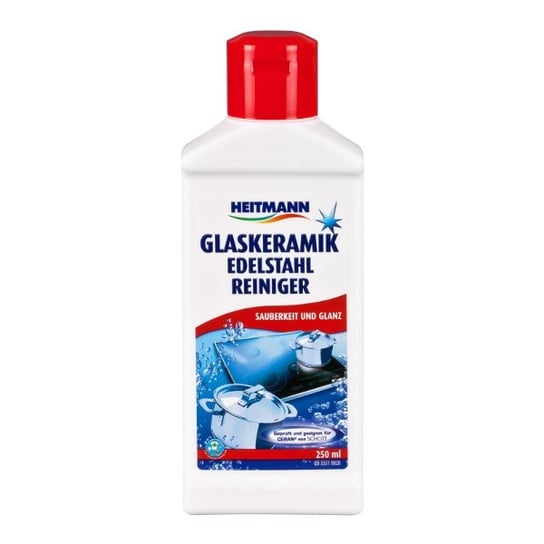 Mleczko do czyszczenia płyt ceramicznych i stali nierdzewnej HEITMANN, 250 ml Heitmann