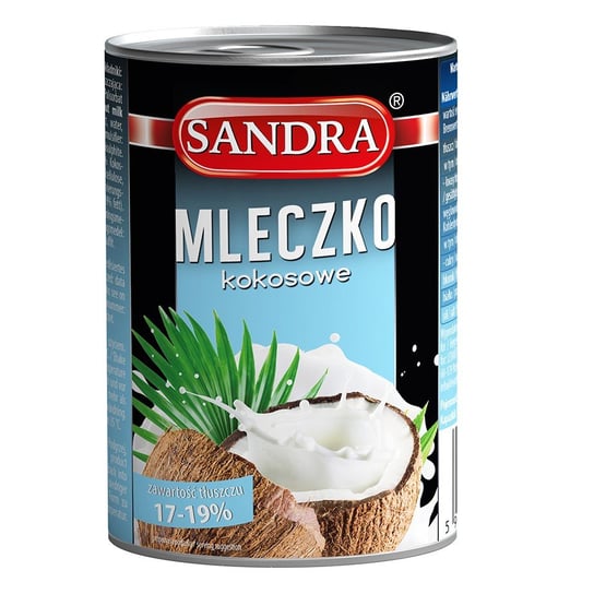 Mleczko kokosowe Sandra  17-19% 400 ml SANDRA